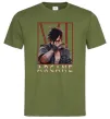 Чоловіча футболка Arcane Vi Оливковий фото