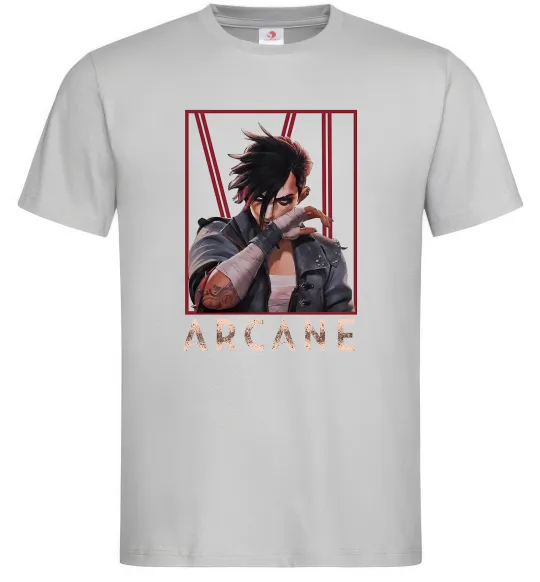 Чоловіча футболка Arcane Vi Сірий фото