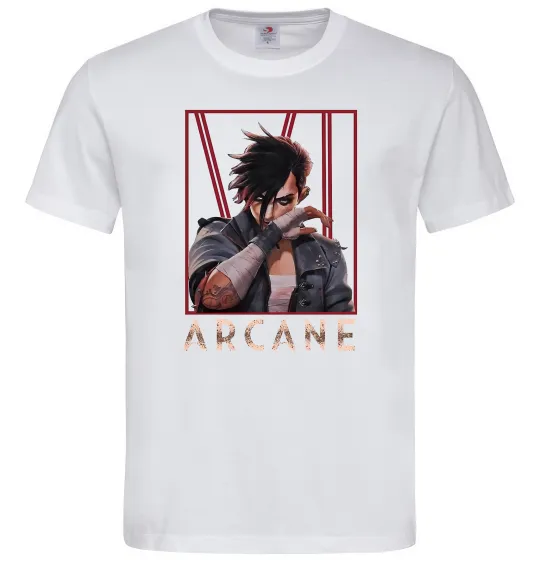 Чоловіча футболка Arcane Vi Білий фото