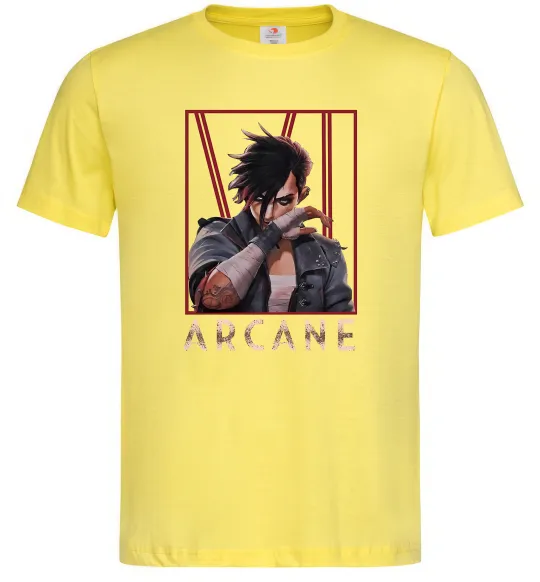 Чоловіча футболка Arcane Vi Лимонний фото