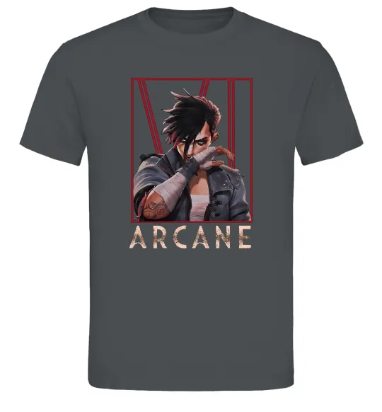 Чоловіча футболка Arcane Vi Графіт фото