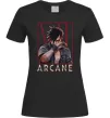 Жіноча футболка Arcane Vi Чорний фото