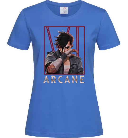 Жіноча футболка Arcane Vi Яскраво-синій фото