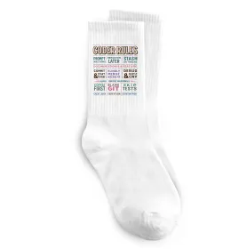 Носки Coder rules Белый фото