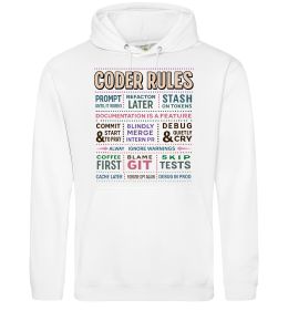 Мужская толстовка (худи) Coder rules Мужская толстовка (худи) Coder rules