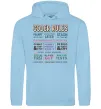 Женская толстовка (худи) Coder rules Голубой Женская толстовка (худи) Coder rules Голубой фото