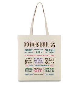 Эко-сумка Coder rules Эко-сумка Coder rules