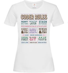 Жіноча футболка Coder rules Жіноча футболка Coder rules
