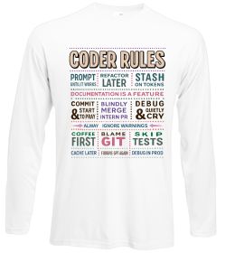 Лонгслив Coder rules