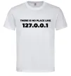 Мужская футболка No place like 127.0.0.1 Белый фото