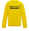 Детский Свитшот No place like 127.0.0.1 Солнечно желтый Детский Свитшот No place like 127.0.0.1 Солнечно желтый фото