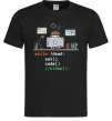 Мужская футболка While !dead eat code Черный Мужская футболка While !dead eat code Черный фото