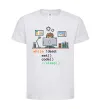 Дитяча футболка While !dead eat code Білий Дитяча футболка While !dead eat code Білий фото
