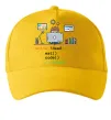 Кепка While !dead eat code Солнечно желтый Кепка While !dead eat code Солнечно желтый фото