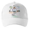 Кепка While !dead eat code Белый Кепка While !dead eat code Белый фото