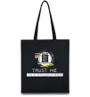 Эко-сумка Programmer trust me Черный Эко-сумка Programmer trust me Черный фото
