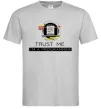 Мужская футболка Programmer trust me Серый фото