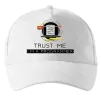 Кепка Programmer trust me Белый Кепка Programmer trust me Белый фото