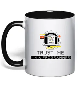 Чашка с цветной ручкой