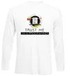 Лонгслив Programmer trust me Белый Лонгслив Programmer trust me Белый фото