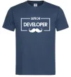Мужская футболка Senior developer Темно-синий фото