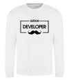 Свитшот Senior developer Белый Свитшот Senior developer Белый фото