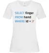 Женская футболка Select finger id=3 Белый фото