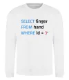 Свитшот Select finger id=3 Белый Свитшот Select finger id=3 Белый фото