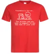 Мужская футболка Programming is like sex Красный фото