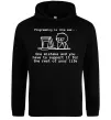 Мужская толстовка (худи) Programming is like sex Черный фото