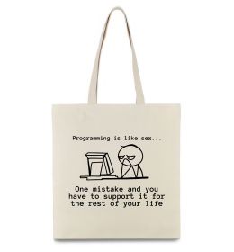 Эко-сумка Programming is like sex Эко-сумка Programming is like sex