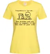 Женская футболка Programming is like sex Лимонный фото