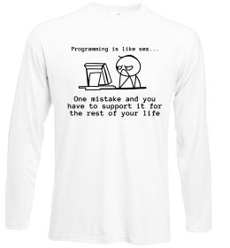 Лонгслів Programming is like sex Лонгслів Programming is like sex