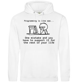 Мужская толстовка (худи) Programming is like sex