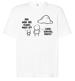 Футболка Оверсайз What are clouds made of