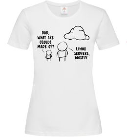 Женская футболка What are clouds made of