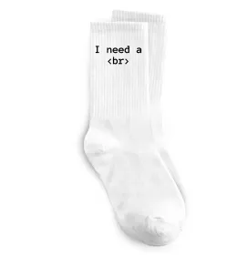 Носки I need a br Белый фото