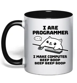 Чашка с цветной ручкой