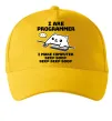 Кепка I make computer beep boop boop Солнечно желтый фото
