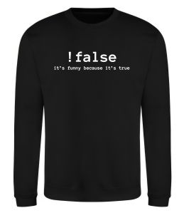 Свитшот !false it`s true Свитшот !false it`s true