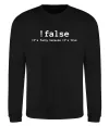 Свитшот !false it`s true Черный Свитшот !false it`s true Черный фото