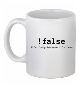 Чашка керамічна !false it`s true Чашка керамічна !false it`s true