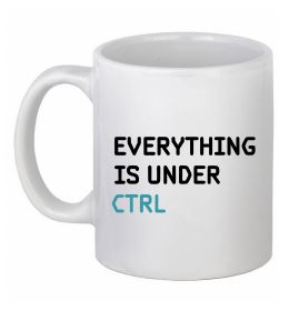 Чашка керамическая Everything is under ctrl