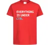 Детская футболка Everything is under ctrl Красный Детская футболка Everything is under ctrl Красный фото