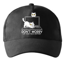 Кепка Tech support cat