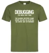 Мужская футболка Debugging Оливковый Мужская футболка Debugging Оливковый фото