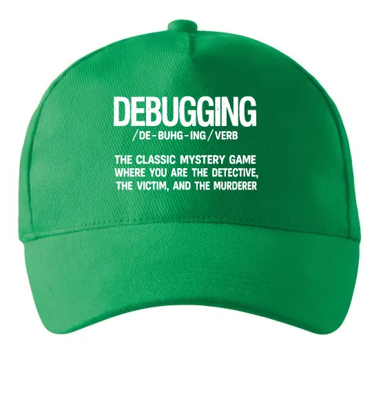 Кепка Debugging Зеленый фото