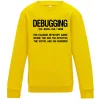 Детский Свитшот Debugging Солнечно желтый Детский Свитшот Debugging Солнечно желтый фото