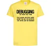 Детская футболка Debugging Лимонный Детская футболка Debugging Лимонный фото