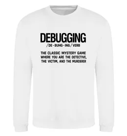 Свитшот Debugging Белый фото